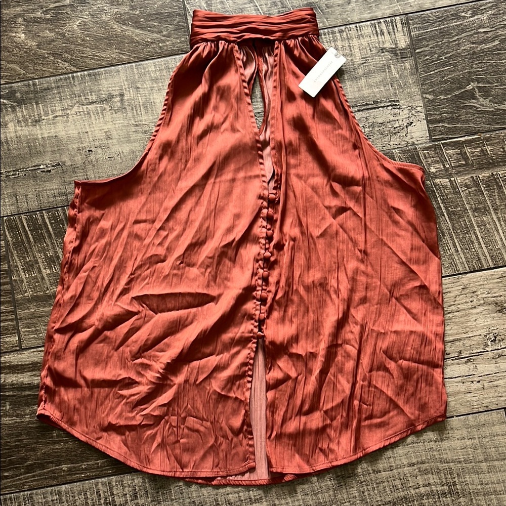 Anthropologie Rust Camisole Top
